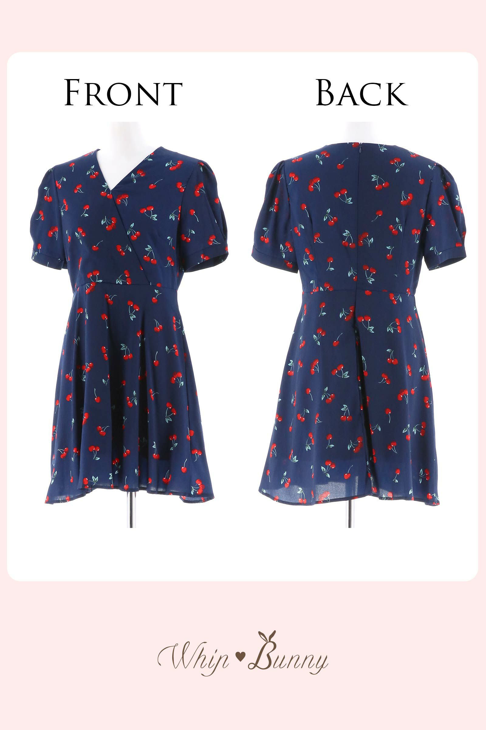 50 Off Cherry Retro One Piece チェリー柄レトロワンピース 明日花キララ プロデュース下着ブランド Whip Bunny ホイップバニー 公式通販