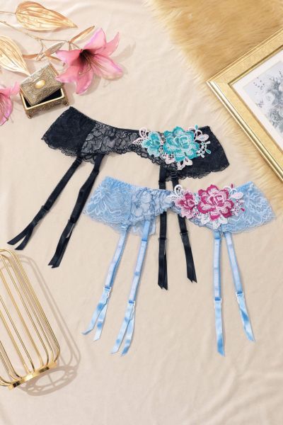 Brilliant Chemical Lace Garter Belt ブリリアントケミカルレース